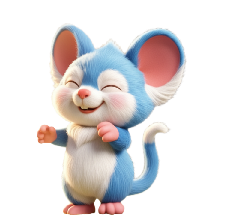 Ozz Possum, Melbourne's cartoon possum mascot, waving hello